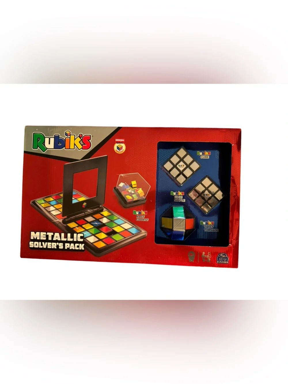 Rubik's Metallic Solver's Pack 4-in-1 Set - Special Edition Bundle NIB